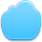 Blue Cloud Icon 48x48 png